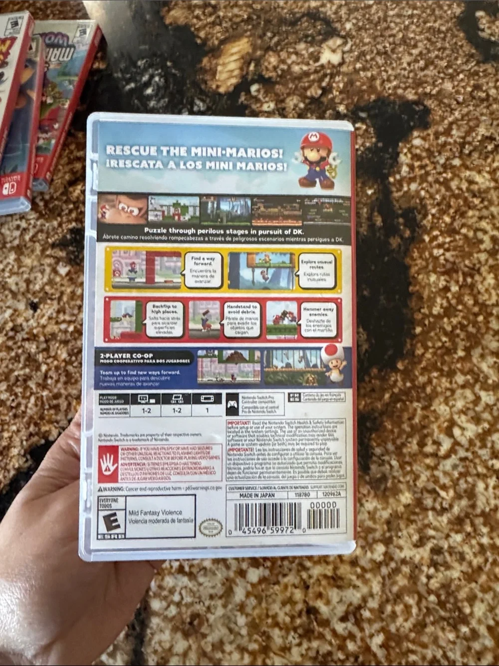 Nintendo Switch Mario vs. Donkey Kong - Multicolor Artwork